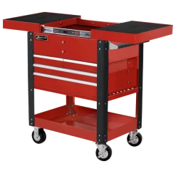 New ๐ Homak 35 Inch 4 DRAWER SLIDE TOP CART - RED RD06043500 ๐คฉ