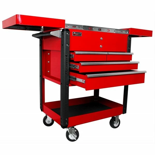 New ๐ Homak 35 Inch 4 DRAWER SLIDE TOP CART - RED RD06043500 ๐คฉ 2 New ๐ Homak 35 Inch 4 DRAWER SLIDE TOP CART - RED RD06043500 ๐คฉ - Image 2