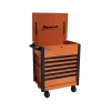 Buy 🎉 Homak 35 Inch 7 DRAWER FLIP-TOP SERVICE CART - ORANGE OG06035247 ⭐