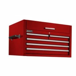 Best Pirce 🤩 Homak 36 Inch Pro 2 5-Drawer Top Chest-Red RD02036052 ⌛