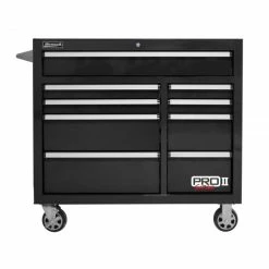 Hot Sale ⭐ Homak 41 InchPro 2 9-Drawer Roller Cabinet - Black  BK04041092 ❤️
