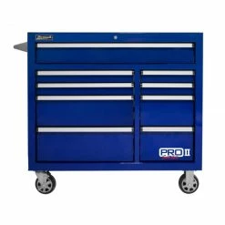 Discount ✨ Homak 41 InchPro 2 9-Drawer Roller Cabinet - Blue  BL04041092 ✨