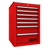 Budget ⭐ Homak 14 1/2 Inch Inch Pro II 7-Drawer Side Cabinet - Red RD08014552 🛒