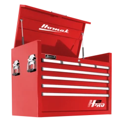 Discount ๐งจ Homak 36 Inch H2Pro Series 8 Drawer Top Chest - Red RD02036081 ๐
