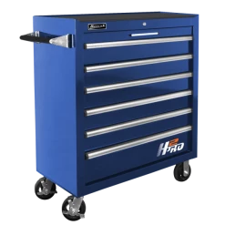 Best Sale ๐ Homak 36 Inch H2Pro Series 6 Drawer Roller Cabinet - Blue BL04036061 ๐