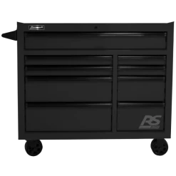 Budget 😀 Homak 41 Inch RS PRO 9 DWR ROLLING CABINET-BLACK BK04004193 🔔