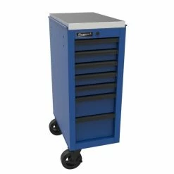 Flash Sale 🌟 Homak 14 1/2 Inch RS Pro 7-Drawer Side Cabinet - Blue BL08014070 🤩