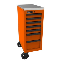 Outlet 😍 Homak 14 1/2 Inch RS Pro 7-Drawer Side Cabinet - Orange OG08014070 ⌛