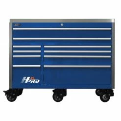 Outlet 🎉 Homak HXL 60 Inch Roller Cabinet W/SS Top - Blue HX04060112 ⭐