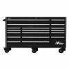 Discount ⌛ Homak HXL 72 Inch Roller Cabinet With SS Top - Black HX04072171 🌟