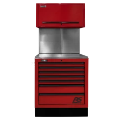 New 😍 Homak 36 InchCTS Set With Solid Back Splash - Red RDCTS36001 ⭐