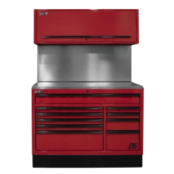 Coupon 🔔 Homak 54 InchCTS Set With Solid Back Splash - Red RDCTS54001 😉